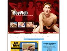 Tablet Screenshot of boyweb.com